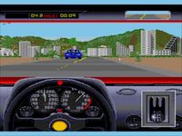 une photo d'Ã©cran de Test Drive 2 - The Duel sur Sega Megadrive